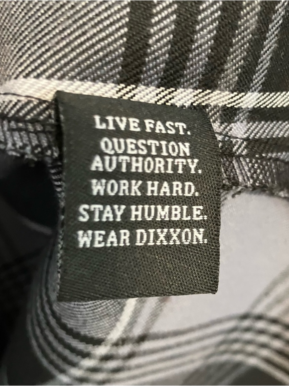 Dixxon Flannel Womens M Blue Gray  Long Sleeve Plaid Adamantium - Picture 4 of 7